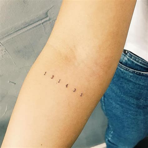 tattoos de numeros|tatuajes de numeros modernos.